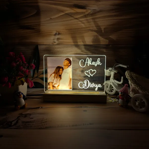 Best_Gift_For_Couples_-_Personalized_Acrylic_Led_Lamp_With_1_Image_And_Names_Written_With_Wooden_Led_Base_-_Best_Anniversary,_Wedding_Gift_For_Couples