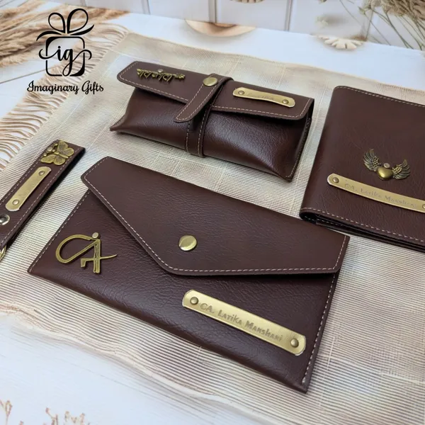 Custom_Women's_Accessory_Gift_Set_-_Name_Engraved_Clutch,_Sunglasses_Case,_Keychain,_&_Passport_Cover