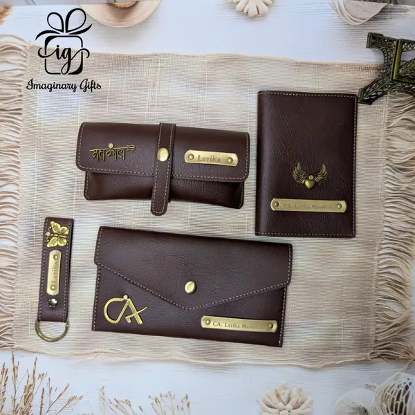Custom_Women's_Accessory_Gift_Set_-_Name_Engraved_Clutch,_Sunglasses_Case,_Keychain,_&_Passport_Cover