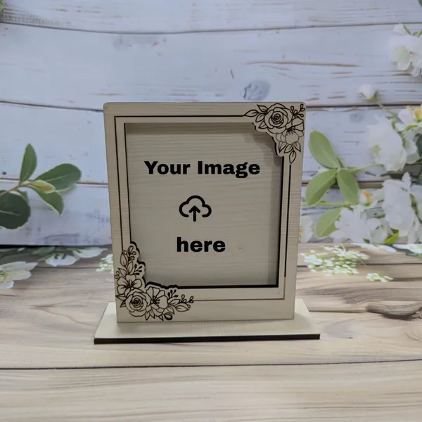 Cute_Wooden_Photo_Stand_With_Floral_Design_-_Perfect_Gift