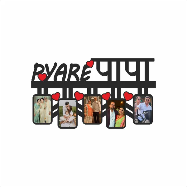 Pyare_Papa_Photo_Collage_Frame_-_A_Tribute_To_Dad