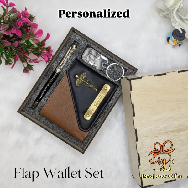 Personalized_Flap_Wallet_Gift_Set_For_Men