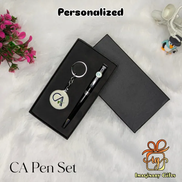 Custom_Logo_&_Name_Engraved_Pen_&_Keychain_Set