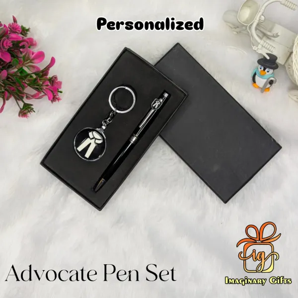 Engraved_Advocate_Logo_&_Name_Pen_&_Keychain_-_Professional_Legal_Set