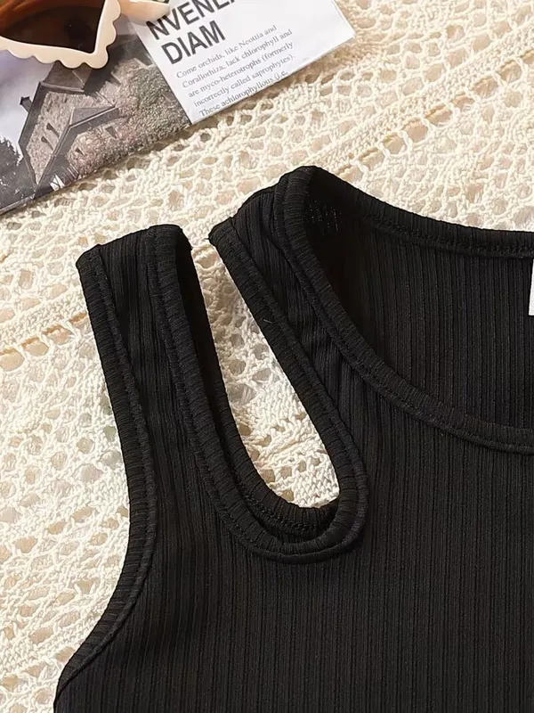 Girls_Black_Solid_Top_&_Striped_Wide-Leg_Pants_Co-Ord_Set