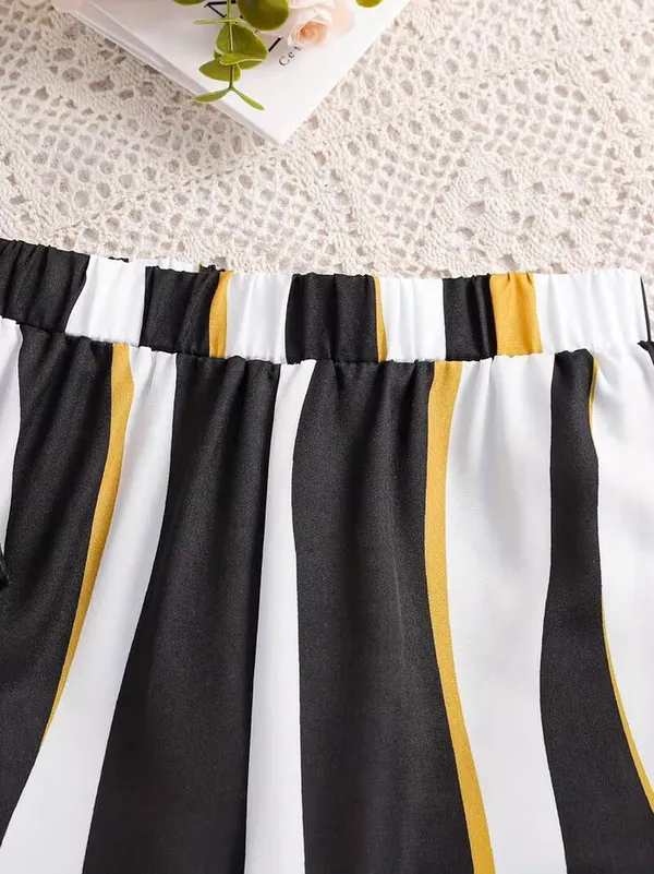 Girls_Black_Solid_Top_&_Striped_Wide-Leg_Pants_Co-Ord_Set