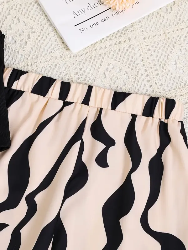 Girls_Stylish_Black_Crop_Top_&_Printed_Wide-Leg_Pant_Set