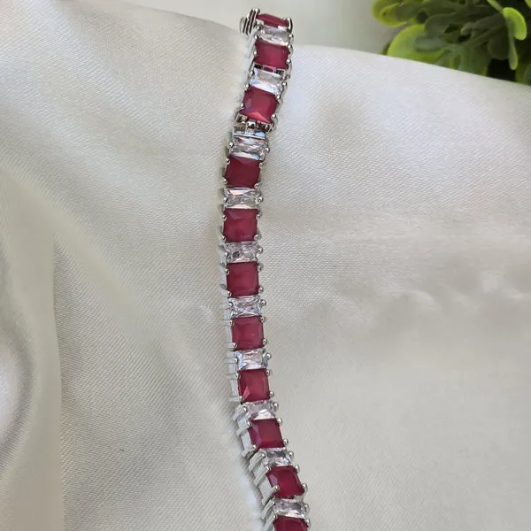 Red_Stainless_Steel_Ruby_With_American_Diamond_&_Water_Resistant_Bracelet_For_Women