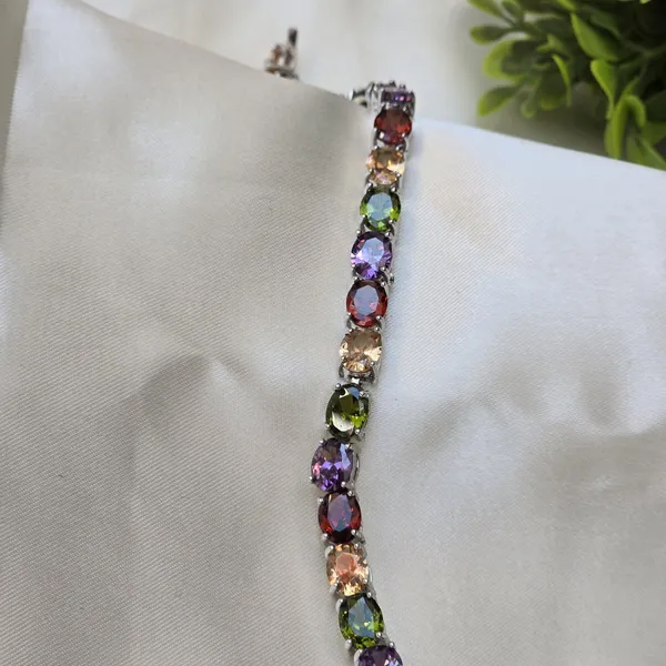 Multicolor_Stainless_Steel_Small_Oval_Shaped_Bracelet