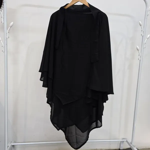 Black_Premium_Soft_Faux_Georgette_Khimar