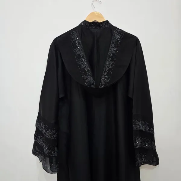 Black_Chiffon_Abaya_Burqa_With_Attached_Shrug_For_Women