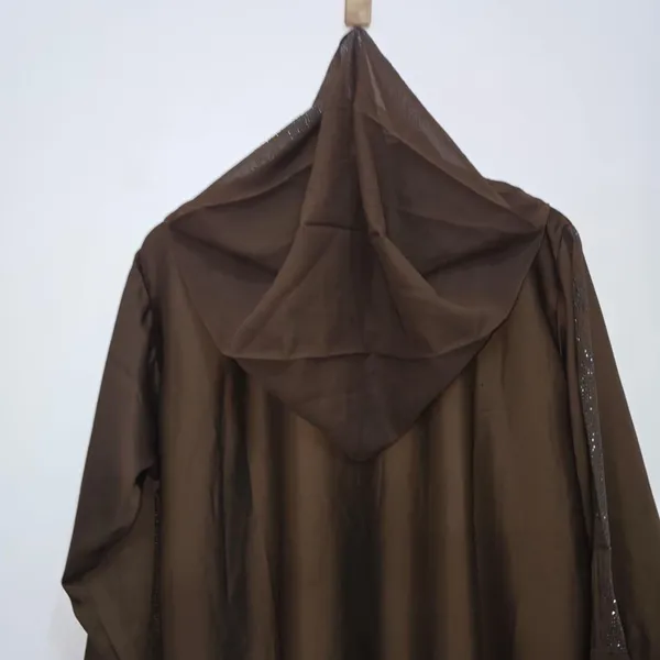 Brown_Chiffon_Abaya_Burqa_With_Attached_Shrug_For_Women