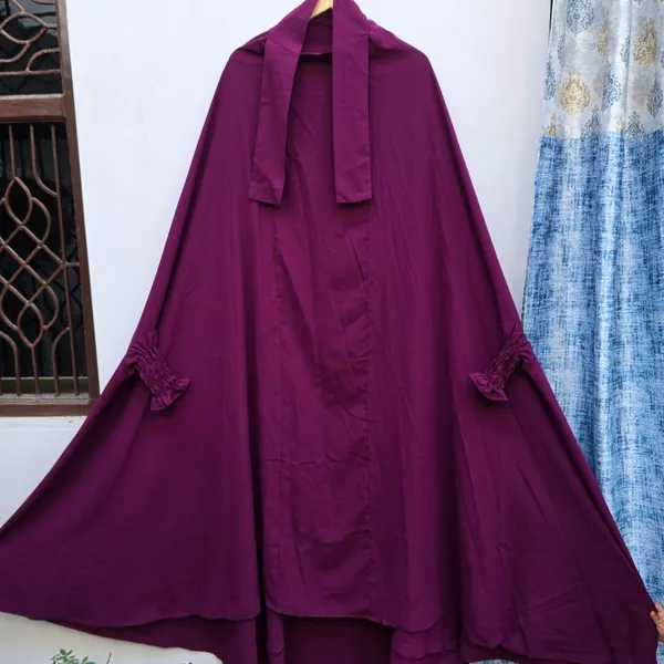 Purple_Firdaus_Fabric_Adjustable_Jilbab_&_Skirt