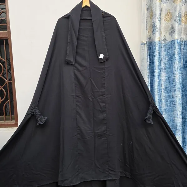 Black_Firdaus_Fabric_Adjustable_Jilbab_&_Skirt