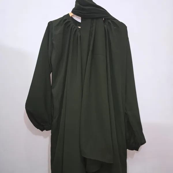 Green_Cotton_Basic_Abaya_For_Women