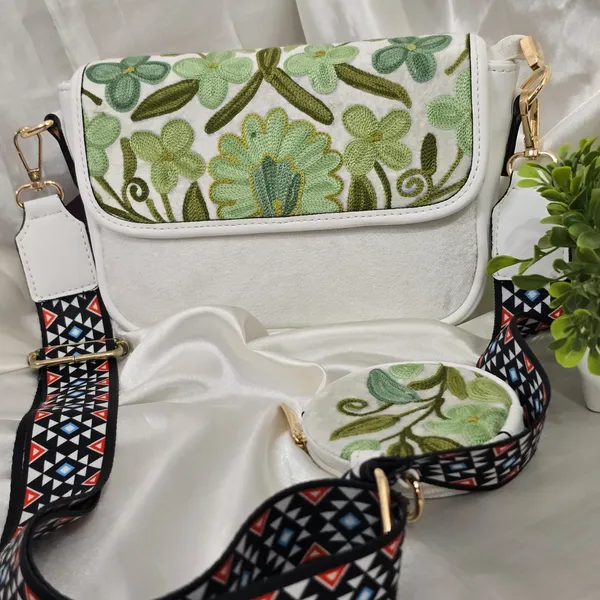 White_Leather_Sling_Bag_For_Women_&_Girls
