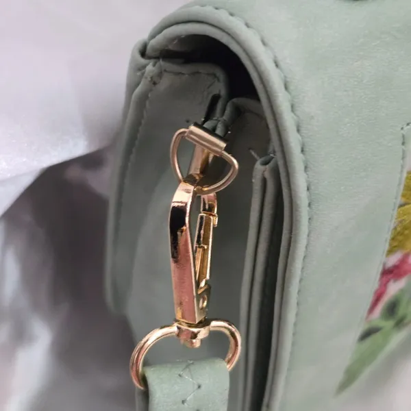Pastel_Green_Leather_Sling_Bag_For_Women_&_Girls