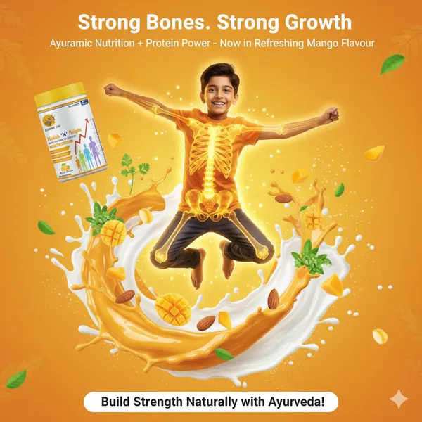 Element_One_Health_N_Height_–_Mango_Flavour_|_Ayurvedic_Height_Growth_Nutrition_for_Boys_&_Girls_|_Herbal_Extracts,_Vitamins_&_Minerals_for_Strong_Bones,_Immunity_&_Overall_Growth