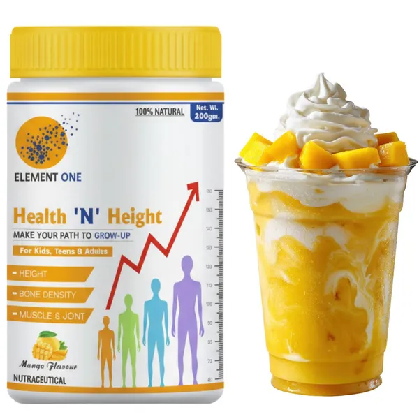 Element_One_Health_N_Height_–_Mango_Flavour_|_Ayurvedic_Height_Growth_Nutrition_for_Boys_&_Girls_|_Herbal_Extracts,_Vitamins_&_Minerals_for_Strong_Bones,_Immunity_&_Overall_Growth