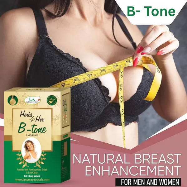B_Tone_Breast_Capsule_&_Massage_Oil_|_Natural_Breast_Enhancer_for_Women_|_Firmness,_Volume_&_Confidence_Support