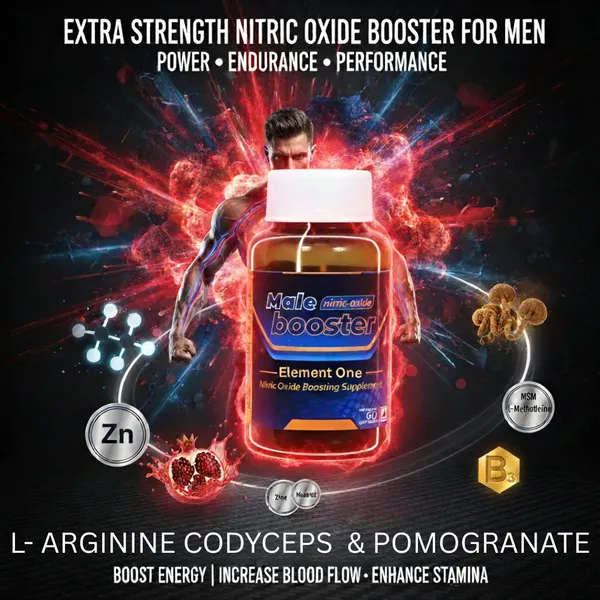 Male_Nitric_Oxide_Booster_–_Extra_Strength_Formula_for_Energy,_Stamina_&_Muscle_Performance_|_With_L-Arginine,_Pomegranate,_MSM,_L-Methionine,_Cordyceps_Sinensis_(Keeda_Jadi),_Zinc_&_Niacin