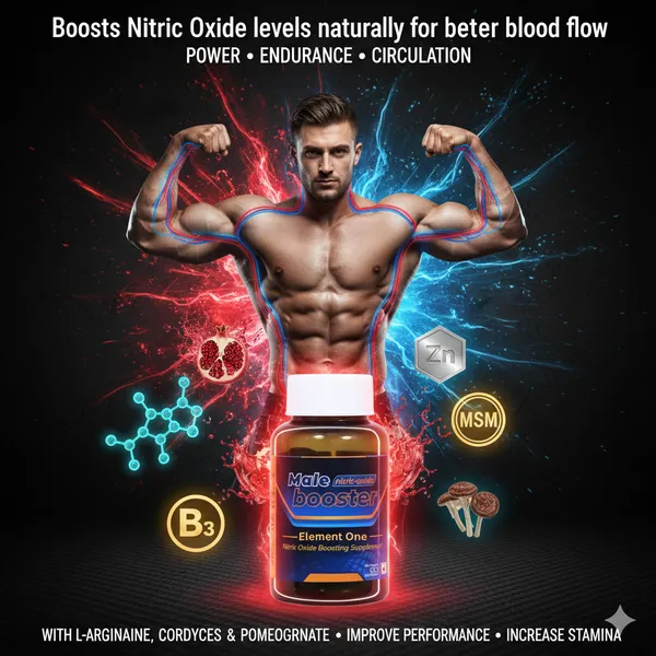 Male_Nitric_Oxide_Booster_–_Extra_Strength_Formula_for_Energy,_Stamina_&_Muscle_Performance_|_With_L-Arginine,_Pomegranate,_MSM,_L-Methionine,_Cordyceps_Sinensis_(Keeda_Jadi),_Zinc_&_Niacin