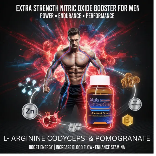 Male_Nitric_Oxide_Booster_–_Extra_Strength_Formula_for_Energy,_Stamina_&_Muscle_Performance_|_With_L-Arginine,_Pomegranate,_MSM,_L-Methionine,_Cordyceps_Sinensis_(Keeda_Jadi),_Zinc_&_Niacin