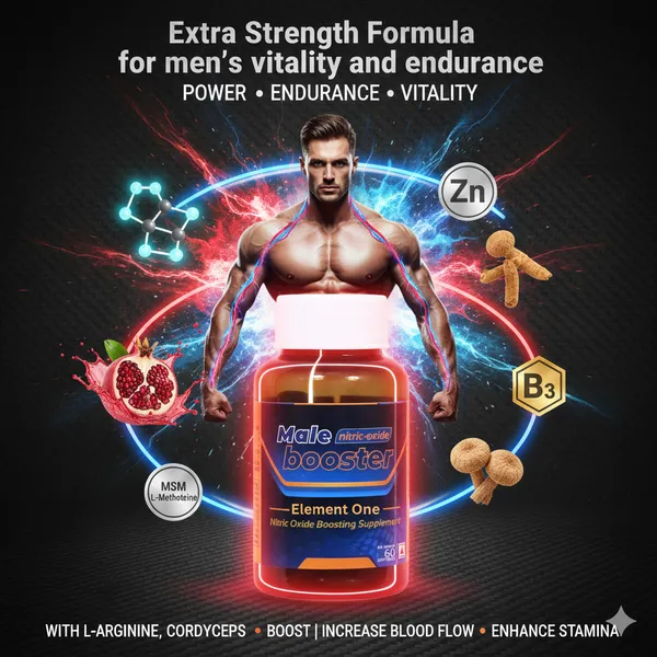 Male_Nitric_Oxide_Booster_–_Extra_Strength_Formula_for_Energy,_Stamina_&_Muscle_Performance_|_With_L-Arginine,_Pomegranate,_MSM,_L-Methionine,_Cordyceps_Sinensis_(Keeda_Jadi),_Zinc_&_Niacin