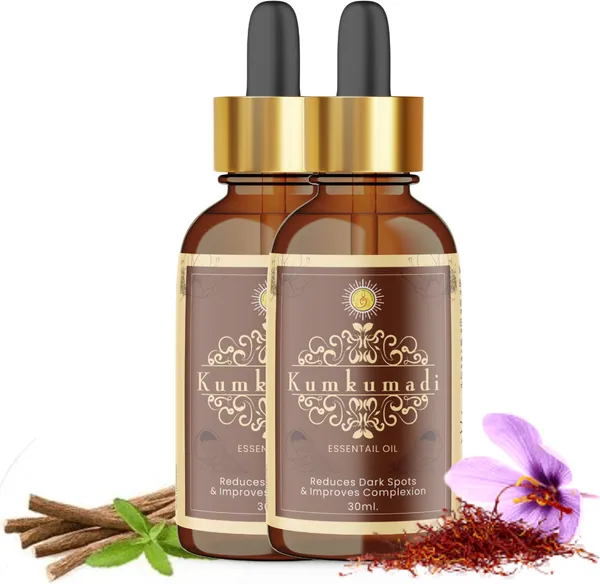 Kumkumadi_Oil_|_Face_Oil_For_Skin_Radiance_&_Even_Tone_|_Face_Glowing_Oil_With_Saffron,_Mulethi_(60_Ml)