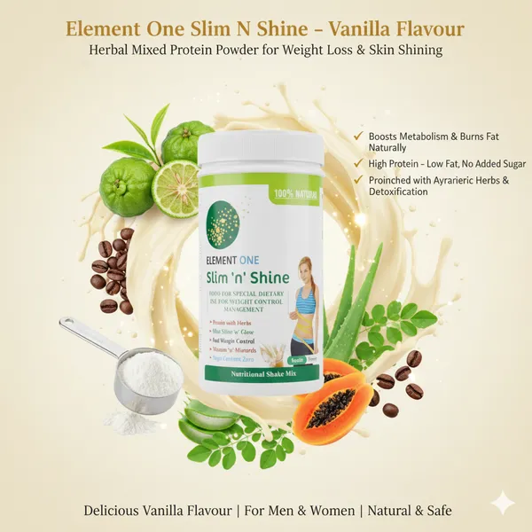 Slim_N_Shine_–_Vanilla_Flavour_|_Herbal_Mixed_Protein_Powder_for_Weight_Loss,_Metabolism_&_Skin_Shining_|_High_Protein,_Low_Fat,_No_Added_Sugar