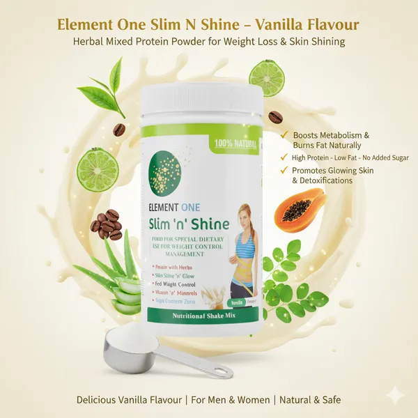 Slim_N_Shine_–_Vanilla_Flavour_|_Herbal_Mixed_Protein_Powder_for_Weight_Loss,_Metabolism_&_Skin_Shining_|_High_Protein,_Low_Fat,_No_Added_Sugar
