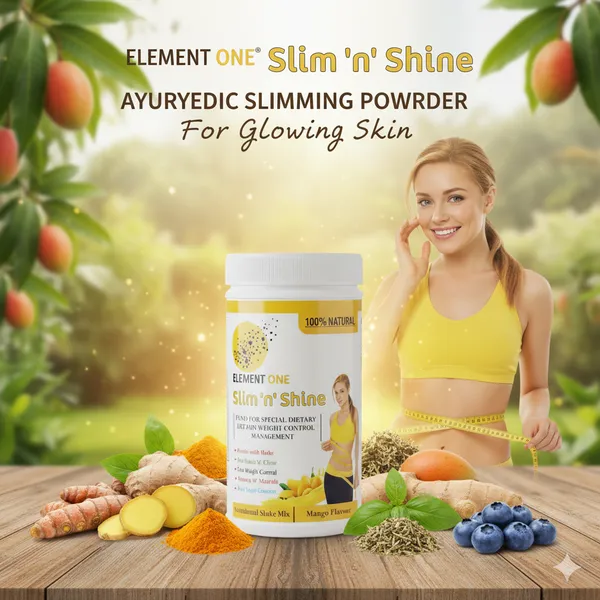 Slim_N_Shine_–_Mango_Flavour_|_Herbal_Slimming_Protein_Powder_for_Weight_Loss,_Fair_&_Glowing_Skin_|_High_Protein,_Low_Fat,_Ayurvedic_Nutrition_with_No_Added_Sugar