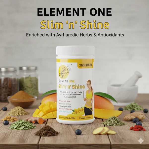 Slim_N_Shine_–_Mango_Flavour_|_Herbal_Slimming_Protein_Powder_for_Weight_Loss,_Fair_&_Glowing_Skin_|_High_Protein,_Low_Fat,_Ayurvedic_Nutrition_with_No_Added_Sugar