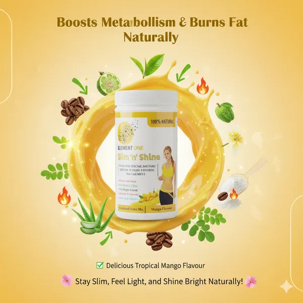 Slim_N_Shine_–_Mango_Flavour_|_Herbal_Slimming_Protein_Powder_for_Weight_Loss,_Fair_&_Glowing_Skin_|_High_Protein,_Low_Fat,_Ayurvedic_Nutrition_with_No_Added_Sugar