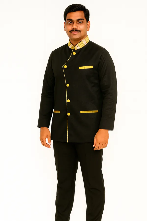 Black_with_strip_design_Chef_Coat