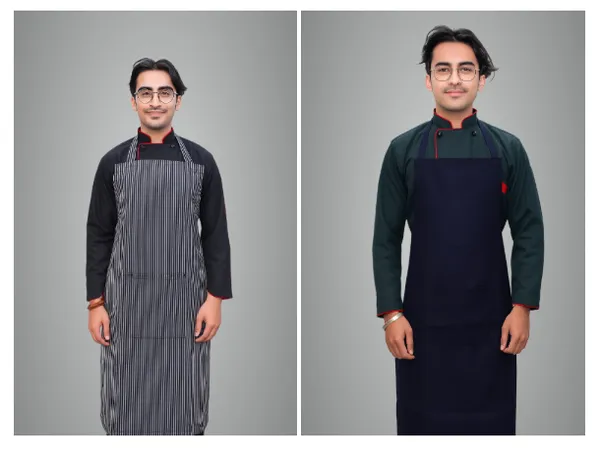 Dark_Blue_&_Gray_Professional_Look_Cotton_Full_Sleeve_Apron_(_Combo_Of_2_)