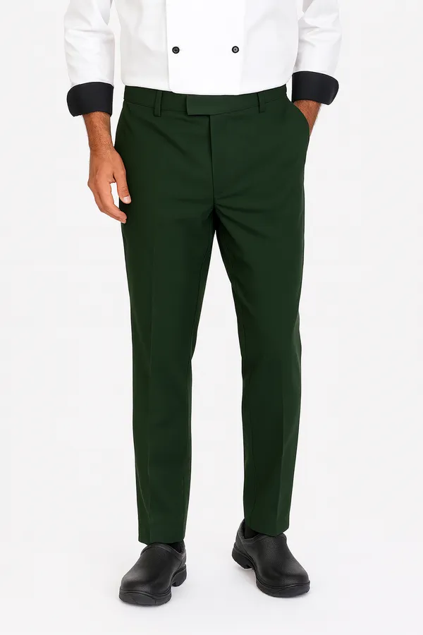 Green_Cotton_Professional_Look_Chef_Pant