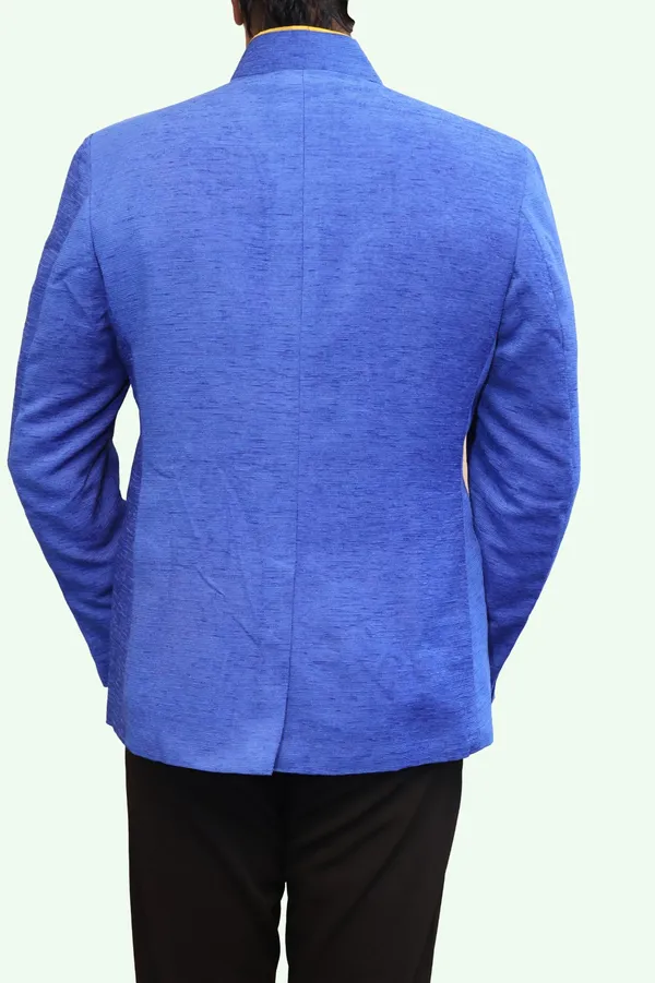 Royal_Blue_Velvet_Fabric_Catering_Stewards_Service_Coat