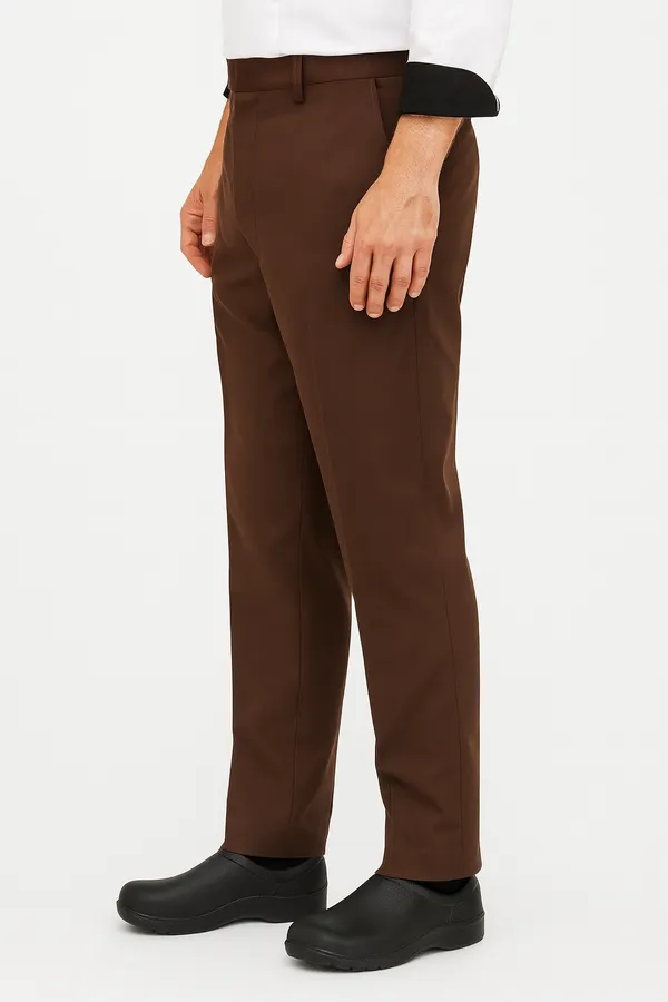Coffee_Brown_Cotton_Chef_Pant