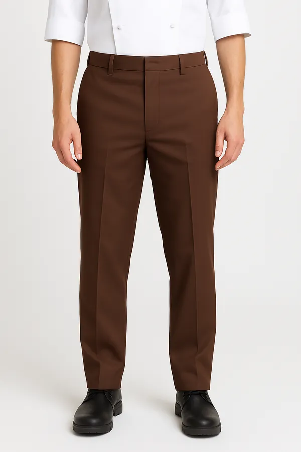 Coffee_Brown_Cotton_Chef_Pant