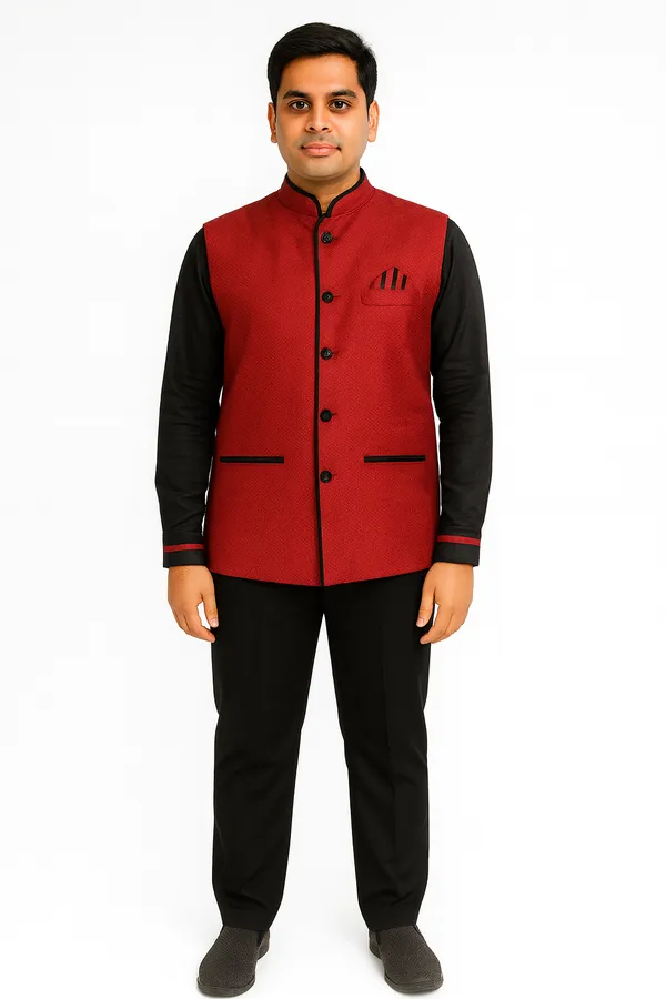Black_&_Red_Catering_Stewards_Uniform_Full_set