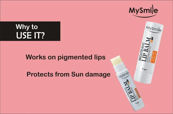 Mysmile_Brightening_Lip_Balm_With_Shea_Butter,_Kojic_Acid,_Vitamin_C_(Pack_Of_2)_(5_Gm_Each)