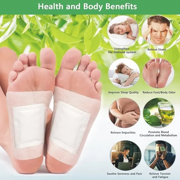 Mysmile_Foot_Patches_10_Patch,_Cleansing_Toxin_Remover_Foot_Pads,_Pain_Relief,Stress_Relief_Sleep_Patch_For_Detoxification,_For_Men_&_Women