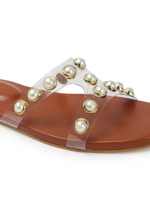 Elegant_slip-on_sandals_with_pearl-studded_soft_padded_insole,_and_large_decorative_front.