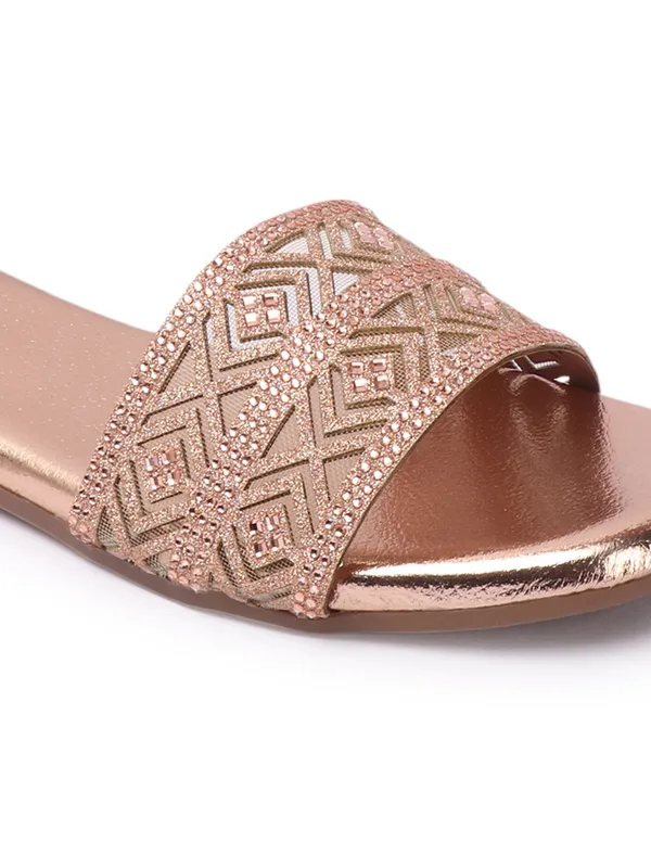 Stylish_Embellished_Ethnic_Flats_sandal_with_Textured_Strap_and_Comfortable_Slip-On_Design_for_Women