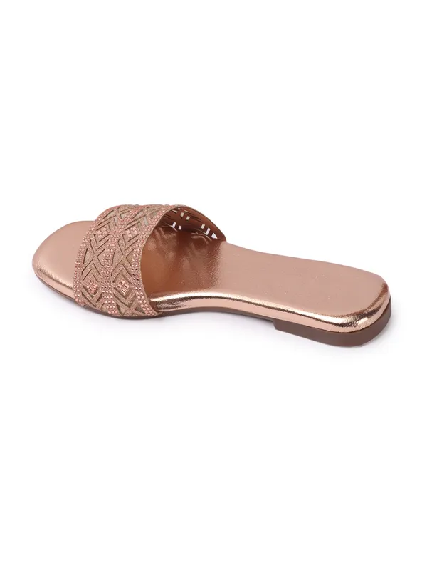Stylish_Embellished_Ethnic_Flats_sandal_with_Textured_Strap_and_Comfortable_Slip-On_Design_for_Women