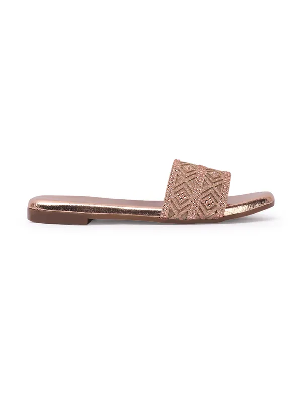 Stylish_Embellished_Ethnic_Flats_sandal_with_Textured_Strap_and_Comfortable_Slip-On_Design_for_Women