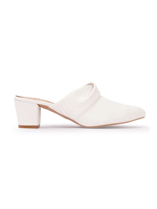 Trendy_Block_Heel_Mules_for_Women_with_Quilted_Band_Design_and_Comfortable_Soft_Cushion_Insole
