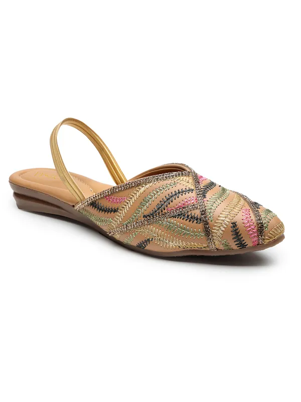 Trendy_Embroidered_Ethnic_Flats_for_Women_with_Slingback_Design_and_Comfortable_Padded_Insole