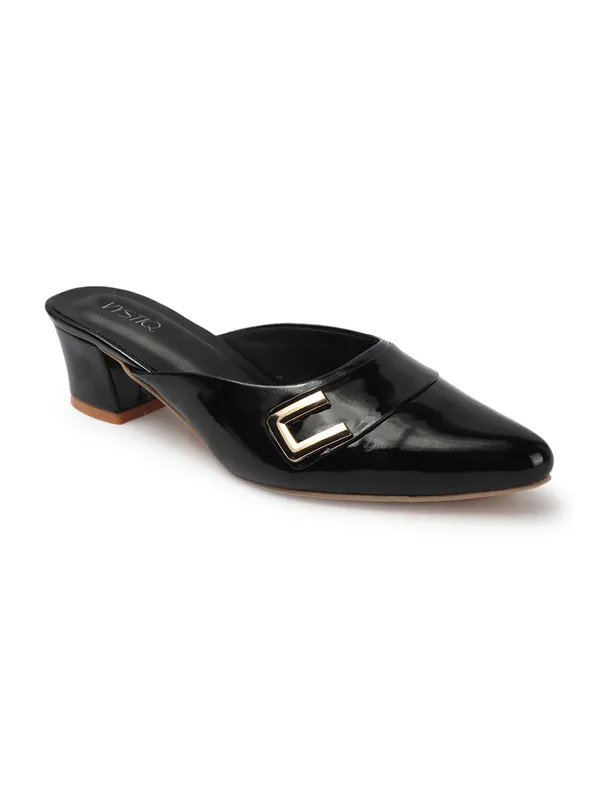 Elegant_Block_Heel_Mules_for_Women_with_Gold_Buckle_and_Glossy_Finish